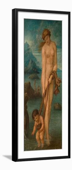 Woman and Child (Oil on Canvas)-George Frederic Watts-Framed Giclee Print