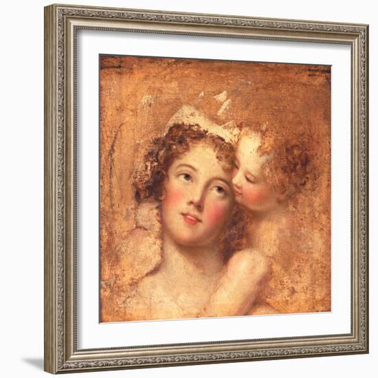 Woman and Child-Thomas Lawrence-Framed Giclee Print