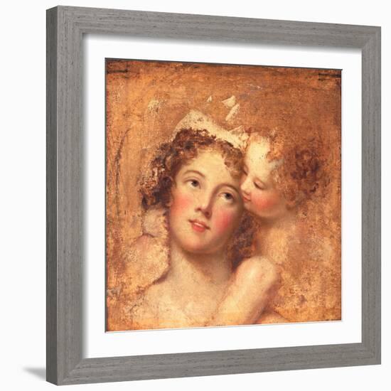 Woman and Child-Thomas Lawrence-Framed Giclee Print