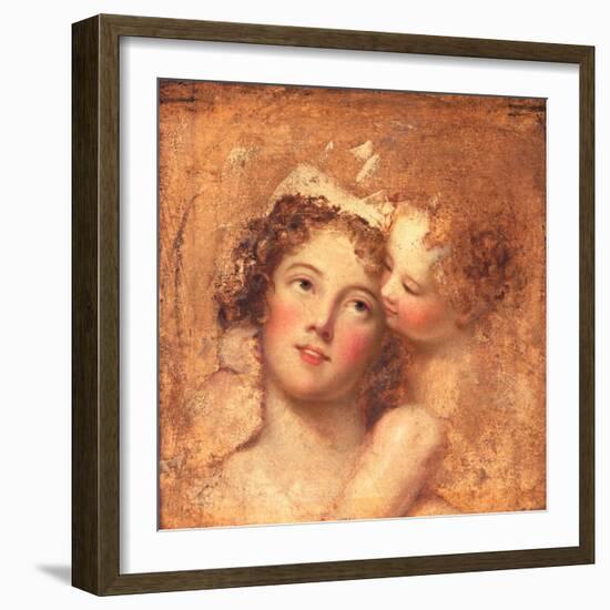 Woman and Child-Thomas Lawrence-Framed Giclee Print