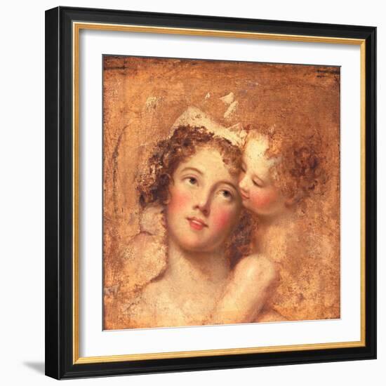 Woman and Child-Thomas Lawrence-Framed Giclee Print