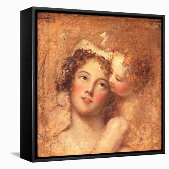 Woman and Child-Thomas Lawrence-Framed Premier Image Canvas