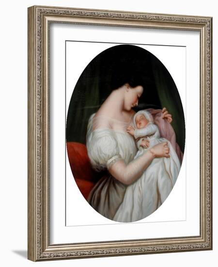 Woman and Child-null-Framed Giclee Print