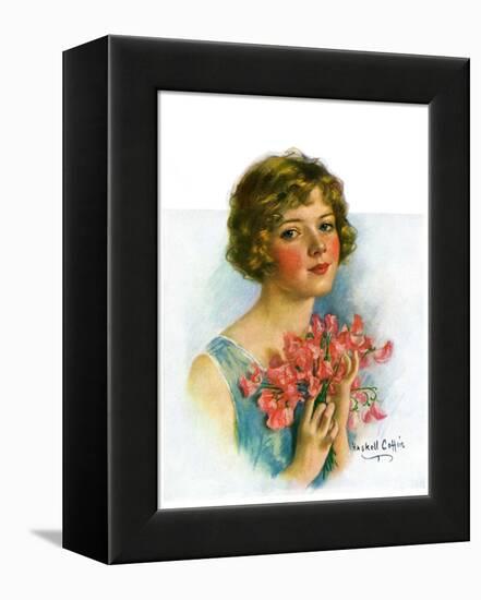 "Woman and Flowers,"June 12, 1926-William Haskell Coffin-Framed Premier Image Canvas