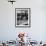 Woman and Her Daughter Eating in a Restaurant-Lisa Larsen-Framed Photographic Print displayed on a wall