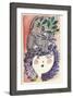 Woman and the Cat-Diana Ong-Framed Giclee Print