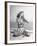 Woman Applying Suntan Lotion at the Beach-Peter Stackpole-Framed Photographic Print