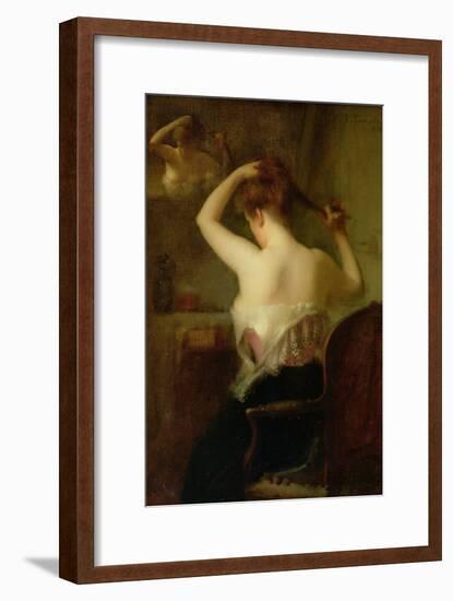 Woman Arranging Her Hair, 1903-Etienne Tournes-Framed Giclee Print