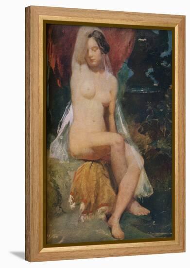 'Woman at a Fountain', c1840-William Etty-Framed Premier Image Canvas