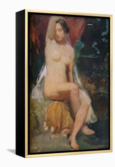 'Woman at a Fountain', c1840-William Etty-Framed Premier Image Canvas