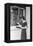 Woman at Bank Teller Window-Philip Gendreau-Framed Premier Image Canvas