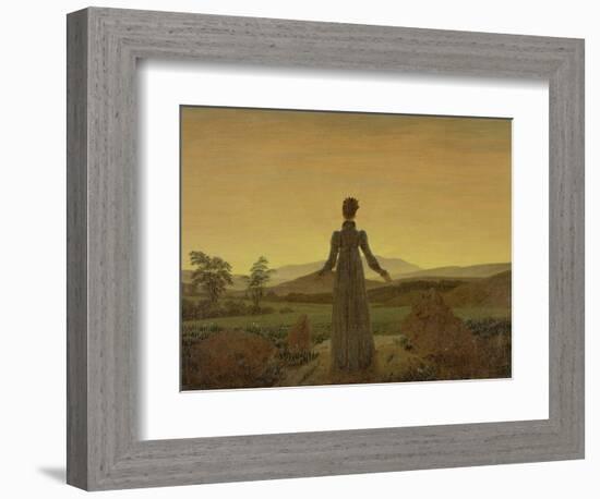 Woman at Dawn, about 1818-Caspar David Friedrich-Framed Giclee Print