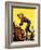 "Woman at Dude Rance," June 20, 1942-Fred Ludekens-Framed Giclee Print