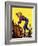 "Woman at Dude Rance," June 20, 1942-Fred Ludekens-Framed Giclee Print