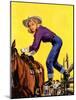 "Woman at Dude Rance," June 20, 1942-Fred Ludekens-Mounted Giclee Print