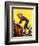 "Woman at Dude Rance," June 20, 1942-Fred Ludekens-Framed Giclee Print