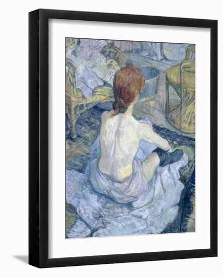 Woman at Her Toilet, 1896-Henri de Toulouse-Lautrec-Framed Giclee Print