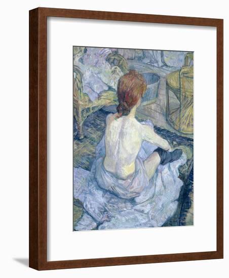 Woman at Her Toilet, 1896-Henri de Toulouse-Lautrec-Framed Giclee Print