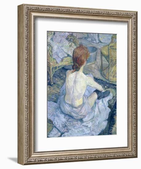 Woman at Her Toilet, 1896-Henri de Toulouse-Lautrec-Framed Giclee Print