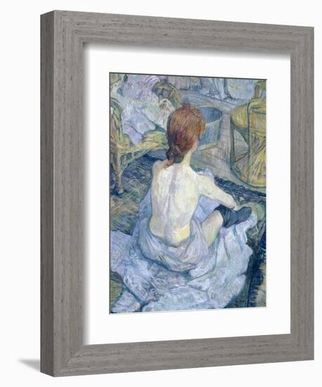 Woman at Her Toilet, 1896-Henri de Toulouse-Lautrec-Framed Giclee Print