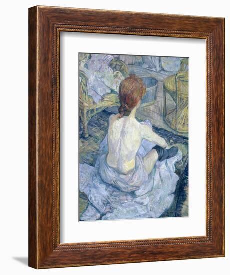 Woman at Her Toilet, 1896-Henri de Toulouse-Lautrec-Framed Giclee Print