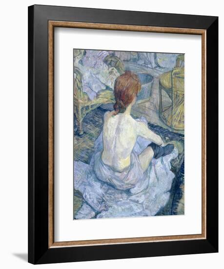 Woman at Her Toilet, 1896-Henri de Toulouse-Lautrec-Framed Giclee Print