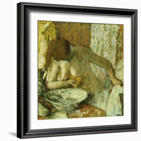 Woman at Her Toilet, circa 1897-Edgar Degas-Framed Giclee Print