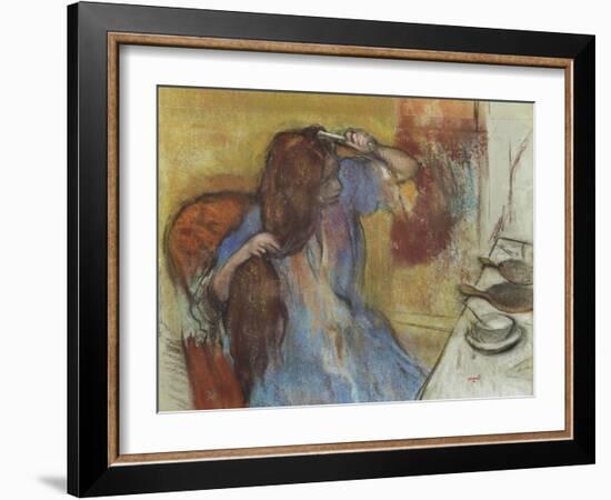 Woman at Her Toilet; Femme a Sa Toilette, C.1889-Edgar Degas-Framed Giclee Print