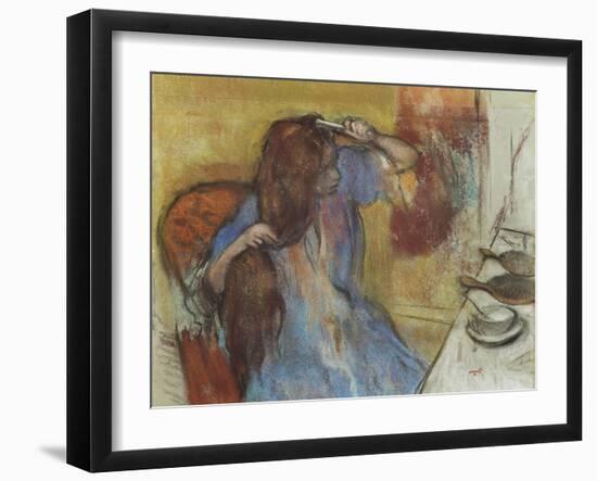 Woman at Her Toilet; Femme a Sa Toilette, C.1889-Edgar Degas-Framed Giclee Print