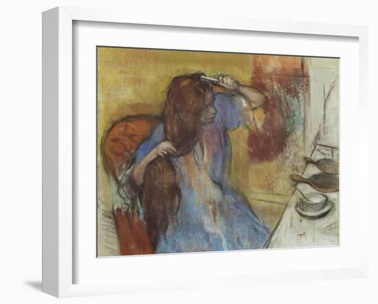 Woman at Her Toilet; Femme a Sa Toilette, C.1889-Edgar Degas-Framed Giclee Print