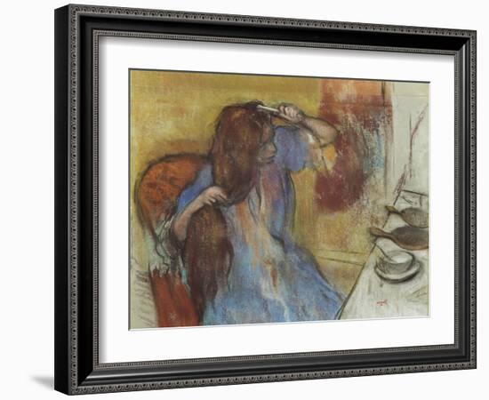 Woman at Her Toilet; Femme a Sa Toilette, C.1889-Edgar Degas-Framed Giclee Print