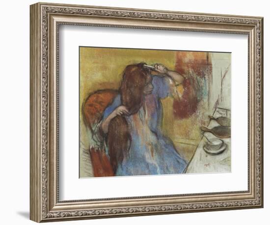 Woman at Her Toilet; Femme a Sa Toilette, C.1889-Edgar Degas-Framed Giclee Print