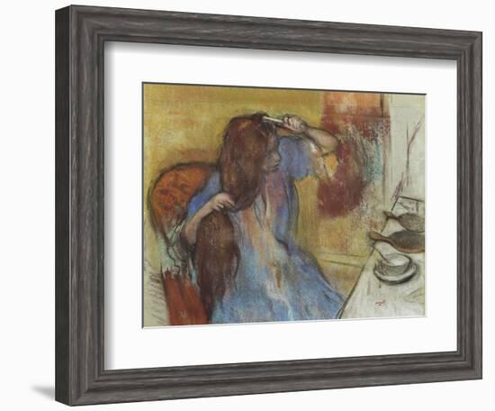 Woman at Her Toilet; Femme a Sa Toilette, C.1889-Edgar Degas-Framed Giclee Print