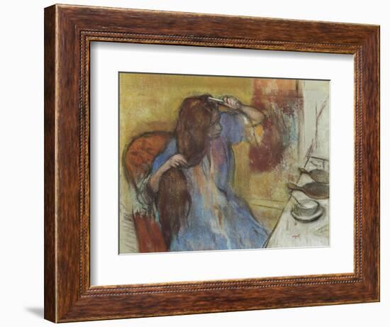 Woman at Her Toilet; Femme a Sa Toilette, C.1889-Edgar Degas-Framed Giclee Print