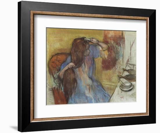 Woman at Her Toilet; Femme a Sa Toilette, C.1889-Edgar Degas-Framed Giclee Print