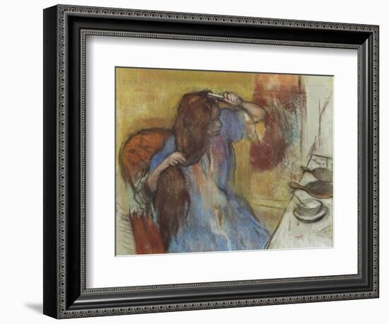 Woman at Her Toilet; Femme a Sa Toilette, C.1889-Edgar Degas-Framed Giclee Print