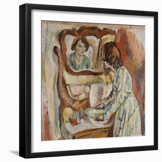 Woman at Her Toilet-Jules Pascin-Framed Giclee Print