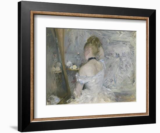 Woman at Her Toilette, 1875-80-Berthe Morisot-Framed Giclee Print