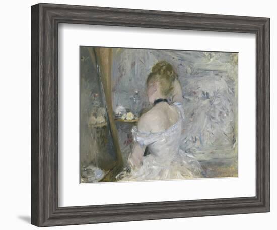 Woman at Her Toilette, 1875-80-Berthe Morisot-Framed Premium Giclee Print