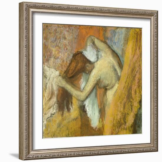 Woman at Her Toilette, 1900-05-Edgar Degas-Framed Giclee Print