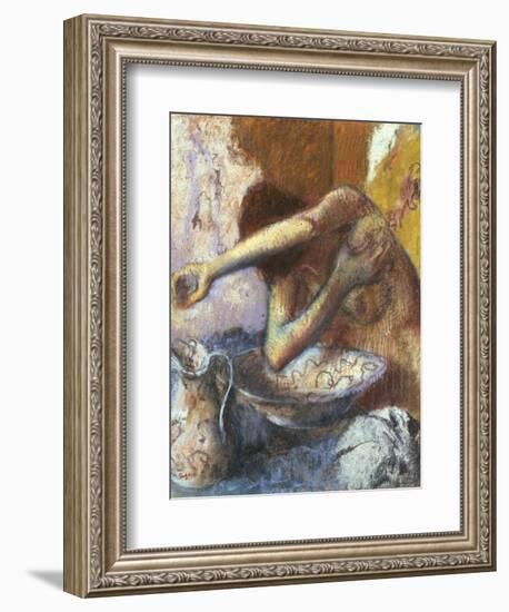 Woman at Her Toilette; Femme a Sa Toilette-Edgar Degas-Framed Giclee Print