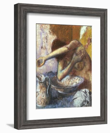 Woman at Her Toilette; Femme a Sa Toilette-Edgar Degas-Framed Giclee Print