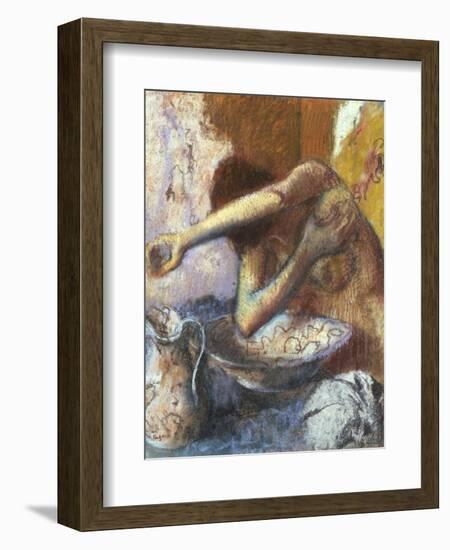 Woman at Her Toilette; Femme a Sa Toilette-Edgar Degas-Framed Giclee Print