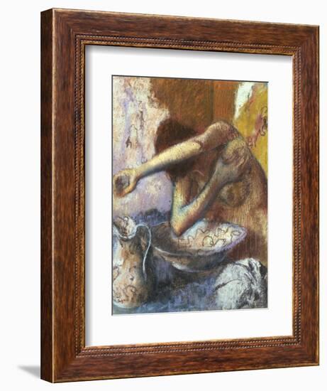 Woman at Her Toilette; Femme a Sa Toilette-Edgar Degas-Framed Giclee Print