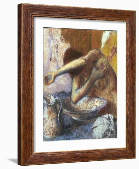 Woman at Her Toilette; Femme a Sa Toilette-Edgar Degas-Framed Giclee Print