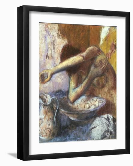 Woman at Her Toilette; Femme a Sa Toilette-Edgar Degas-Framed Giclee Print