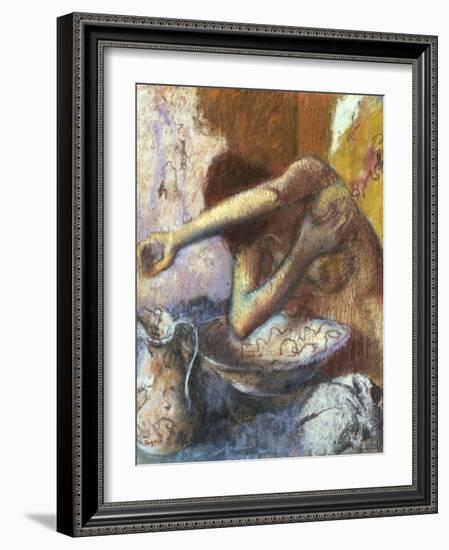 Woman at Her Toilette; Femme a Sa Toilette-Edgar Degas-Framed Giclee Print