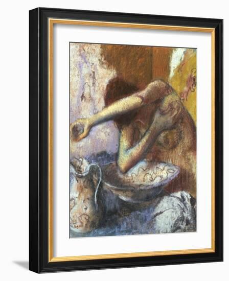 Woman at Her Toilette; Femme a Sa Toilette-Edgar Degas-Framed Giclee Print