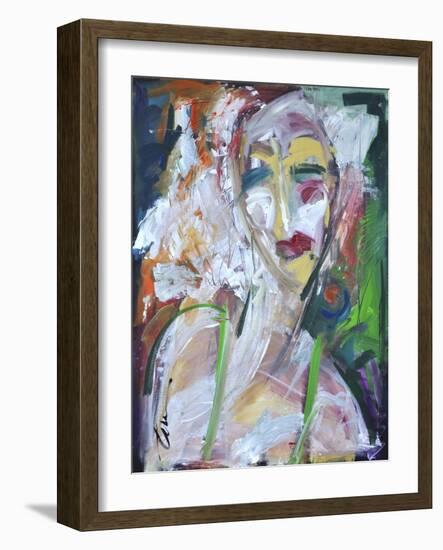 Woman at Jazz Club-Tim Nyberg-Framed Giclee Print