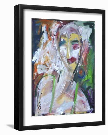 Woman at Jazz Club-Tim Nyberg-Framed Giclee Print